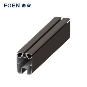 Fenster mit Aluminiumrahmen im Extrusionsprofil