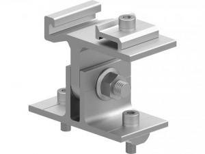 Einstellbare Verbindung für Solarpfähle