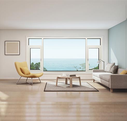 Aluminium-Fenstersystem