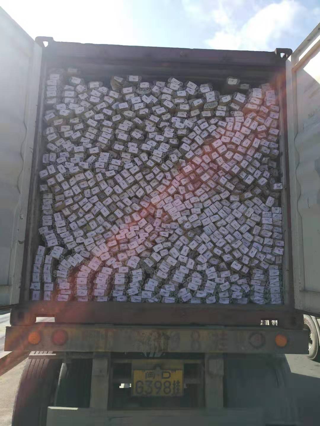 Die großen Lieferungen erfolgten im Januar