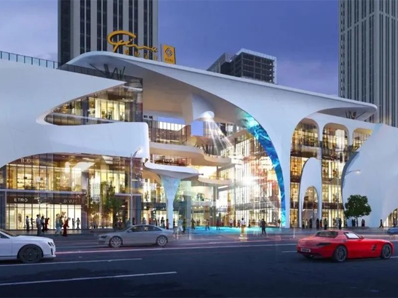 Xi'an Century Golden Flower Saigao Shopping Center übernimmt Fen'an Aluminium