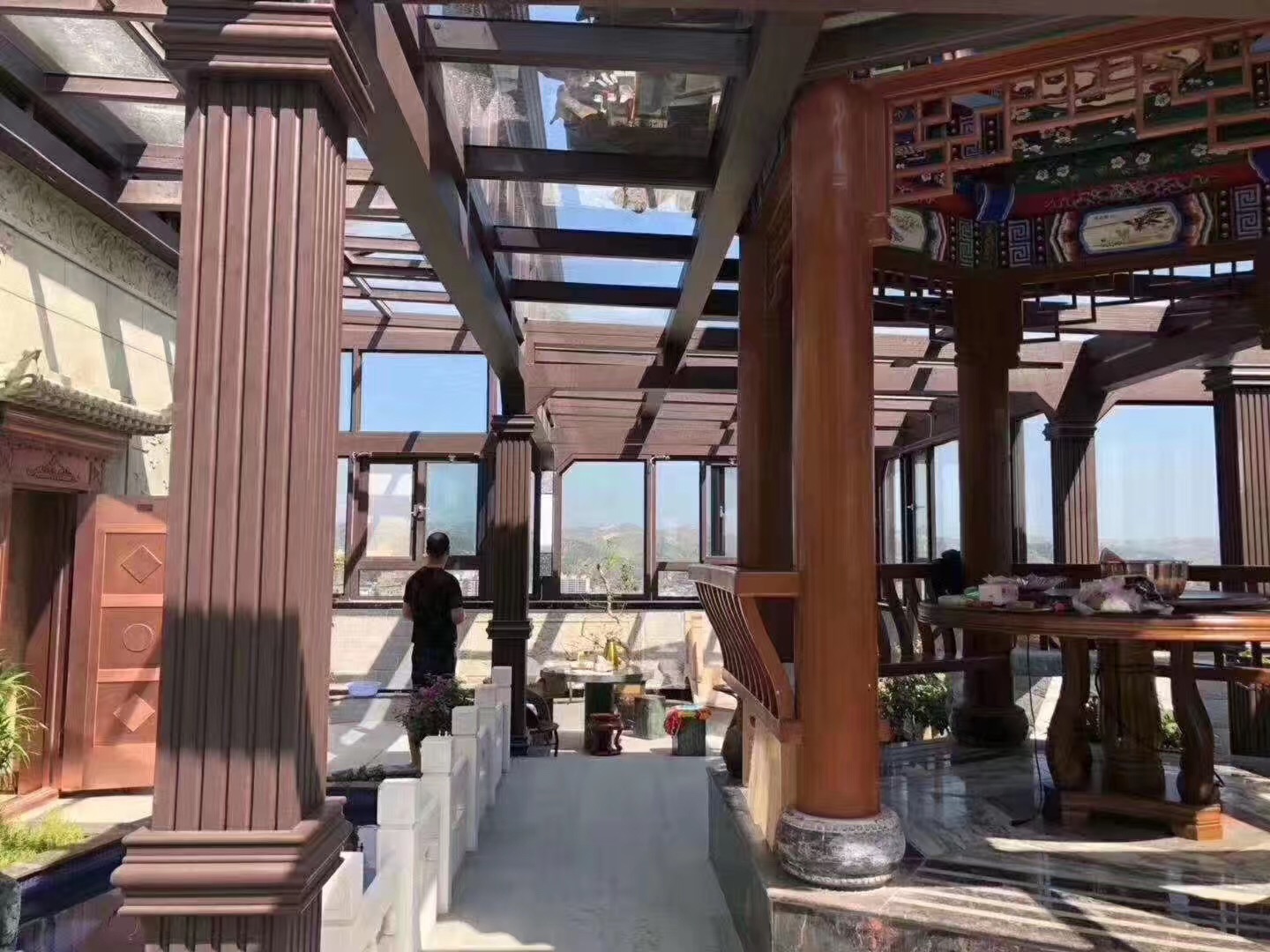 Leistung des FOEN – 300 Quadratmeter großer Wintergarten in der Provinz Shanxi